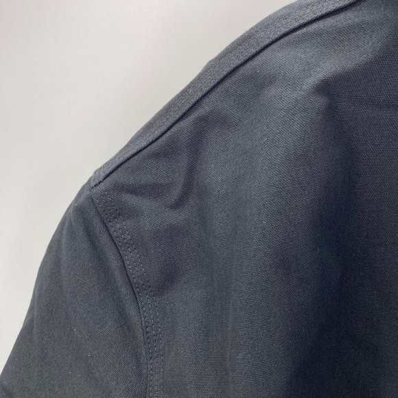 Carhartt Men's Black Hooded Zip-up Jacket Made In USA J140-BLK Sz 2XL New - Picture 8 of 12